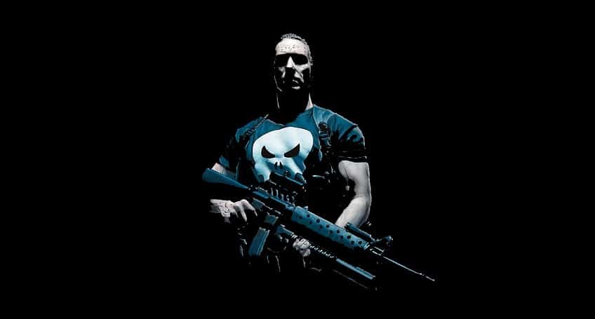 Punisher Guns Marvel Anti Hero 4K Wallpaper #6.2152