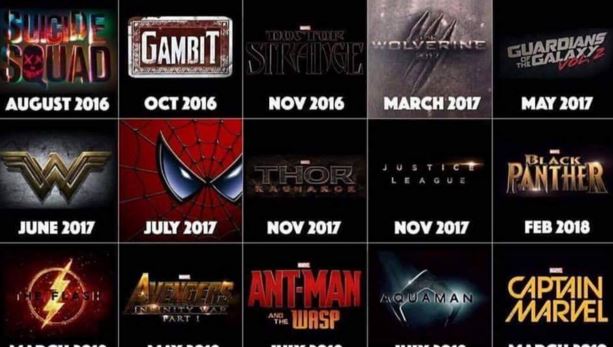 All Of The Superhero Films Coming Out Until 2020 Screengeek