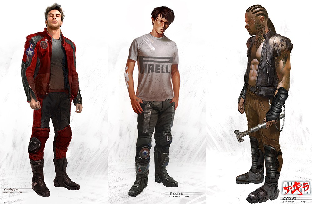 Akira movie concept art