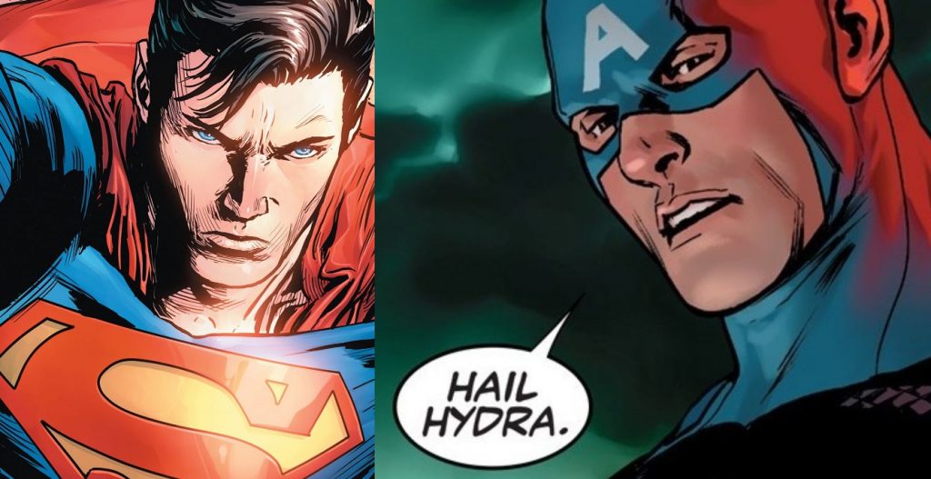 dc comics superman captain america hydra