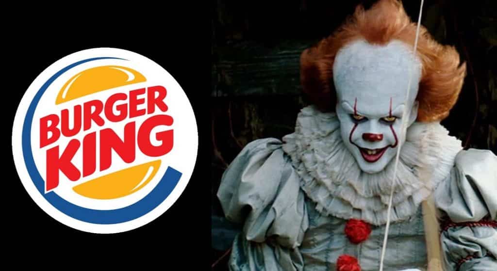 burger king pennywise it clown