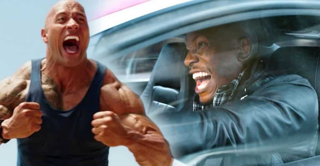 dwayne the rock johnson tyrese gibson fast & furious