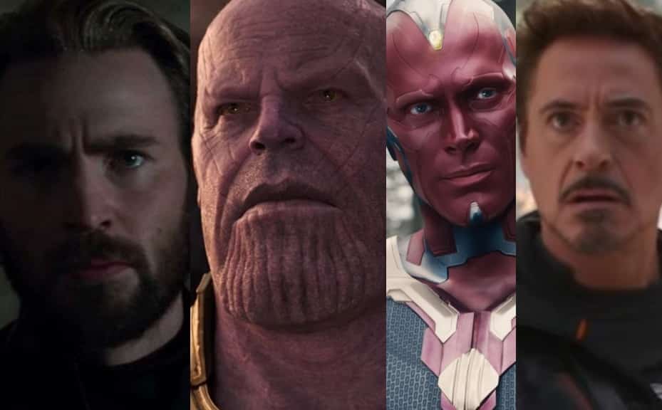 Avengers 4 Captain America Thanos Vision Iron Man