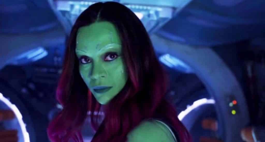 Zoe Saldana Gamora Guardians of the Galaxy