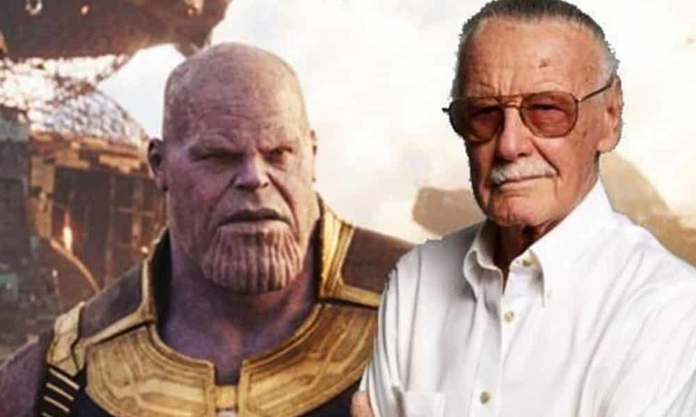 stan lee with the infinity gauntlet