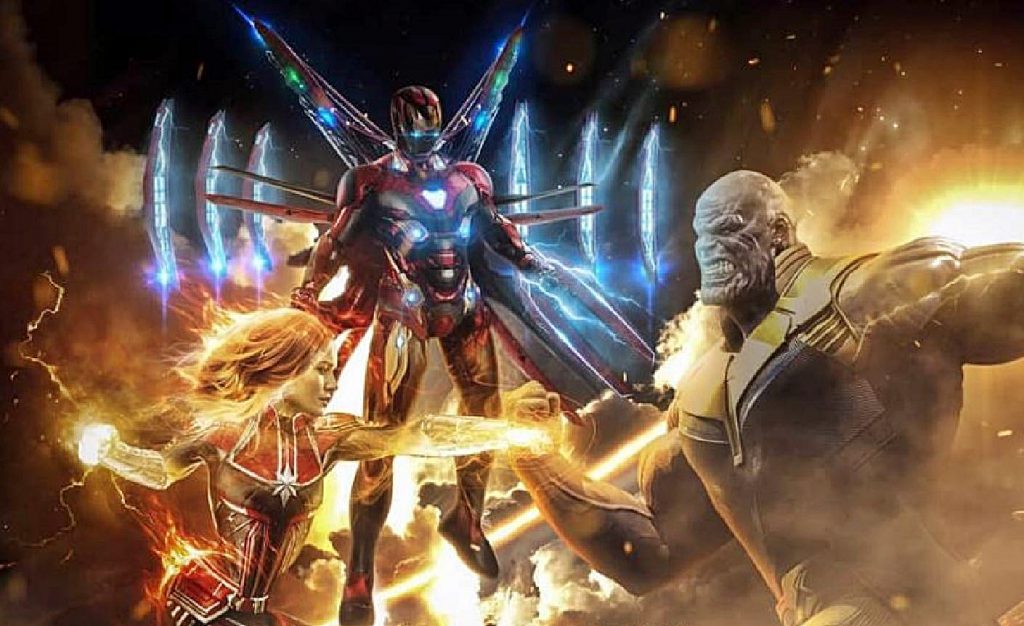 Avengers 4 MCU Captain Marvel Iron Man Thanos