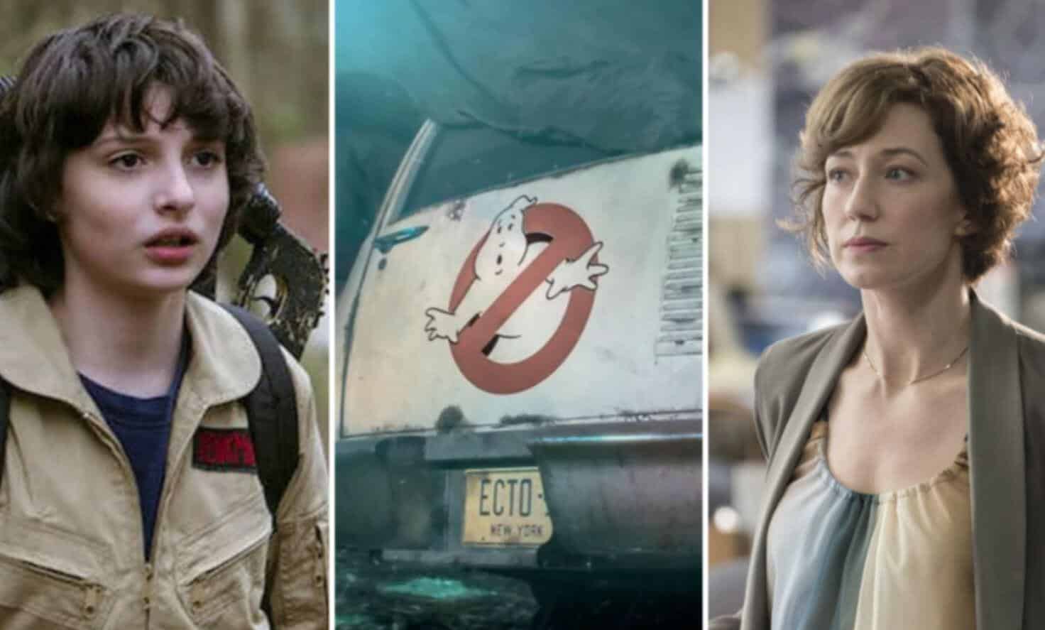Ghostbusters Finn Wolfhard Carrie Coon