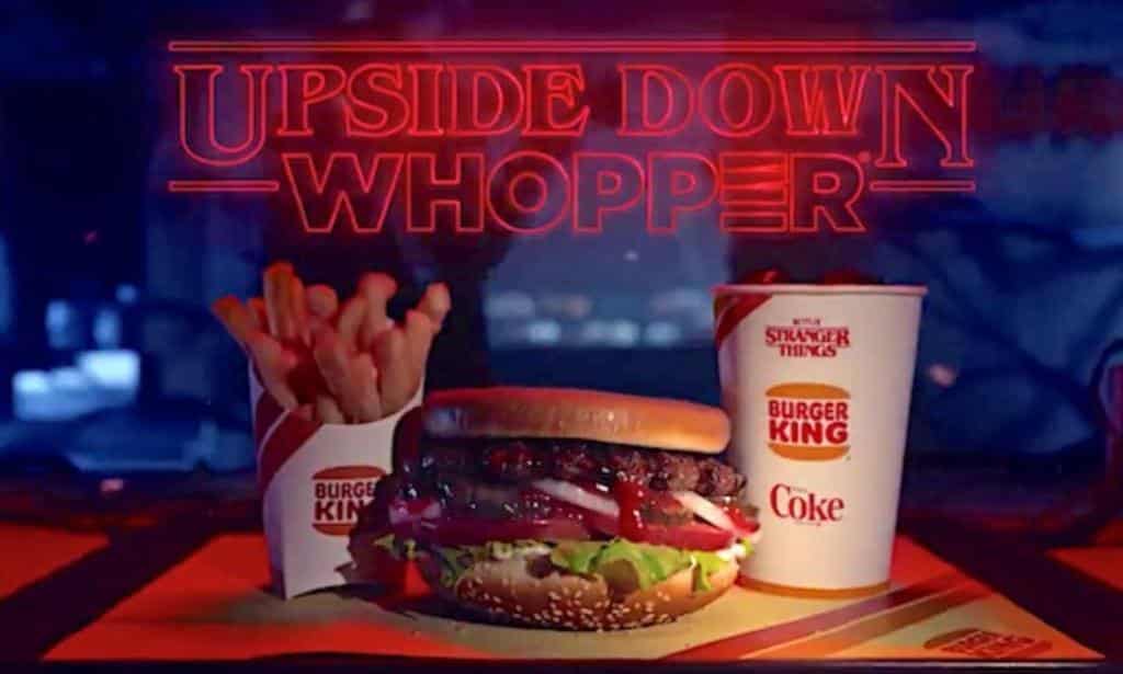 Stranger Things Upside Down Whopper Burger King