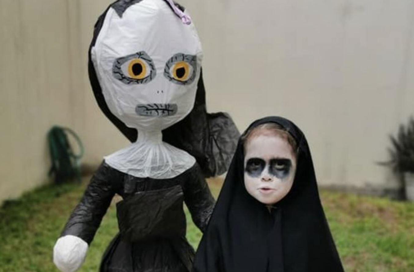 3 Year Old Has Creepy Cute 'The Nun' Themed Birthday Party1355 x 890