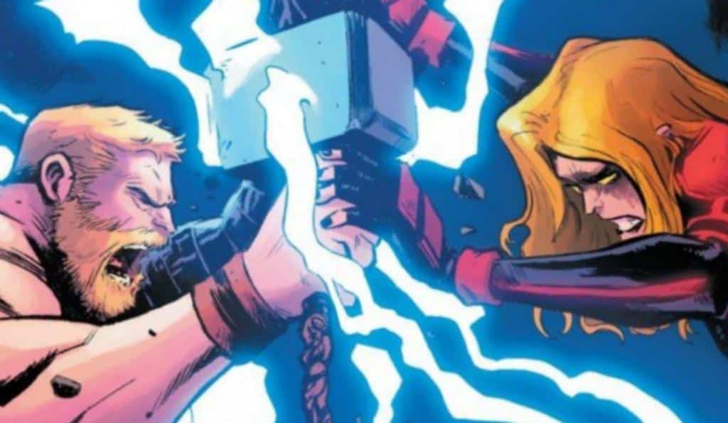 Captain Marvel Vs. Thor