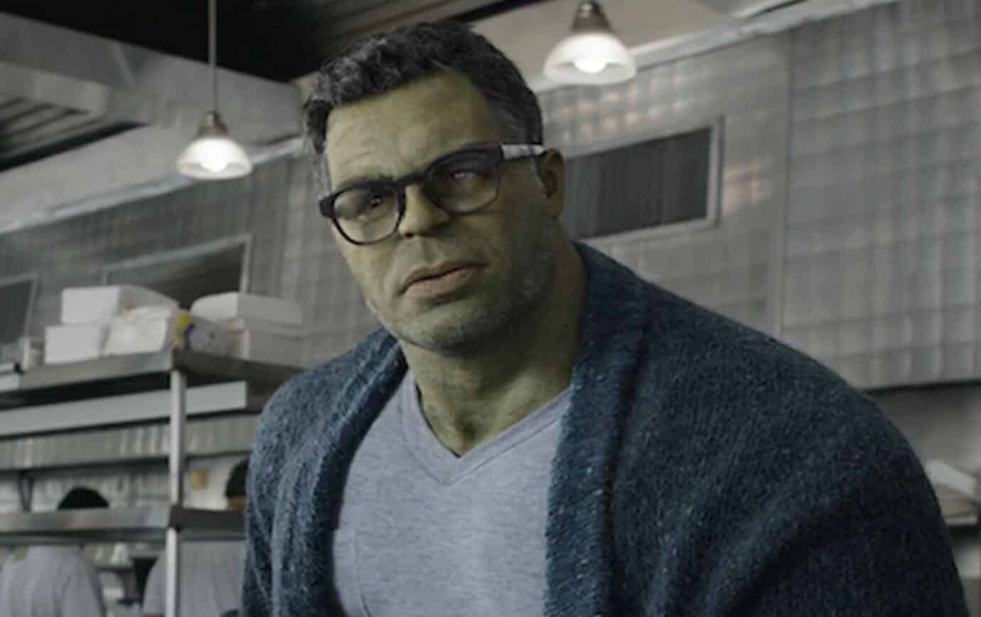 A still of the Hulk from Avengers Endgame