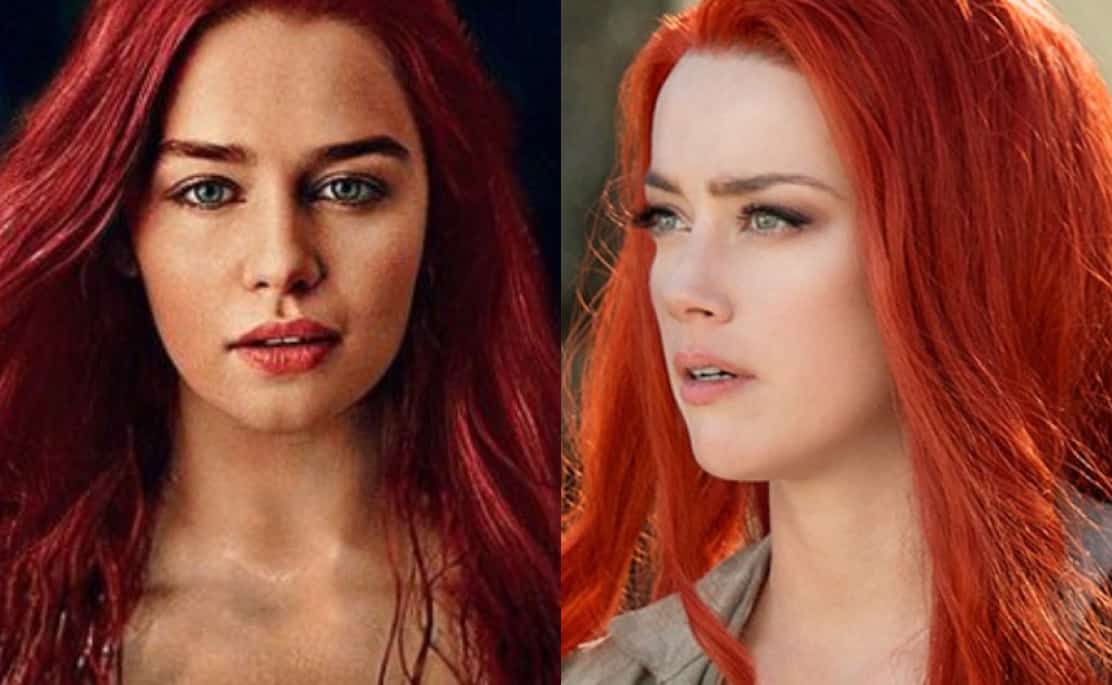 Aquaman 2 : Emilia Clarke aparece como Mera no lugar de Amber Heard !