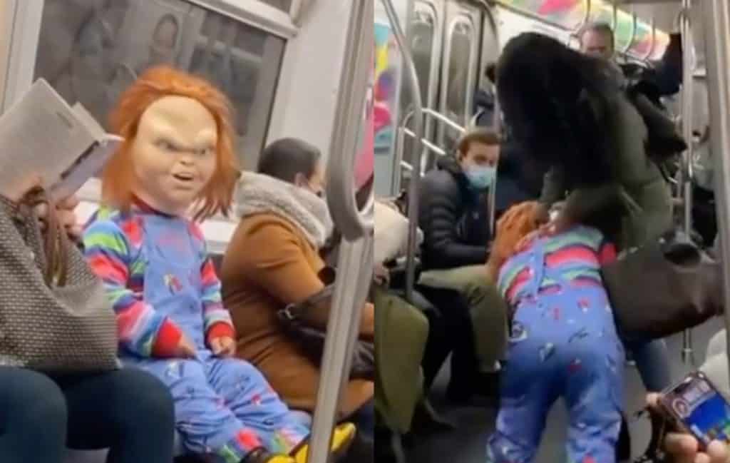 chucky subway prank