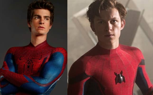 andrew garfield tom holland spider-man: no way home