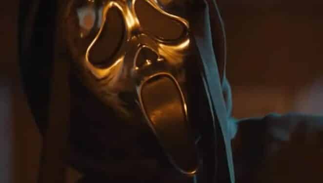 scream metallic ghostface mask