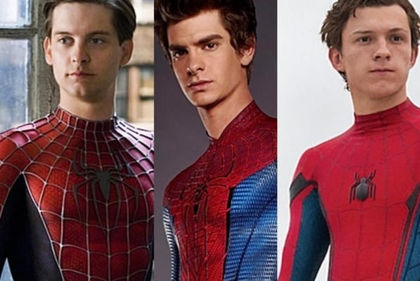 tom holland tobey maguire andrew garfield spider-man