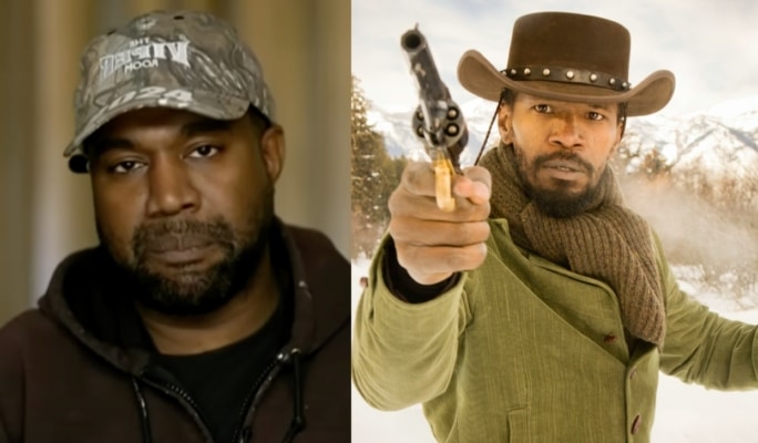 kanye west django unchained tarantino