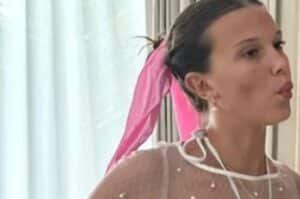 Millie Bobby Brown Stuns In White Bikini Photo