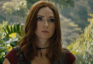 Karen Gillan Stuns With Bathtub Photoshoot And Shocking Dress