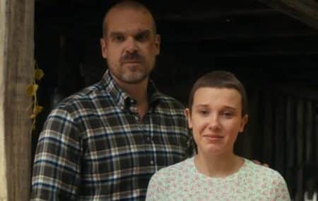 millie bobby brown david harbour stranger things